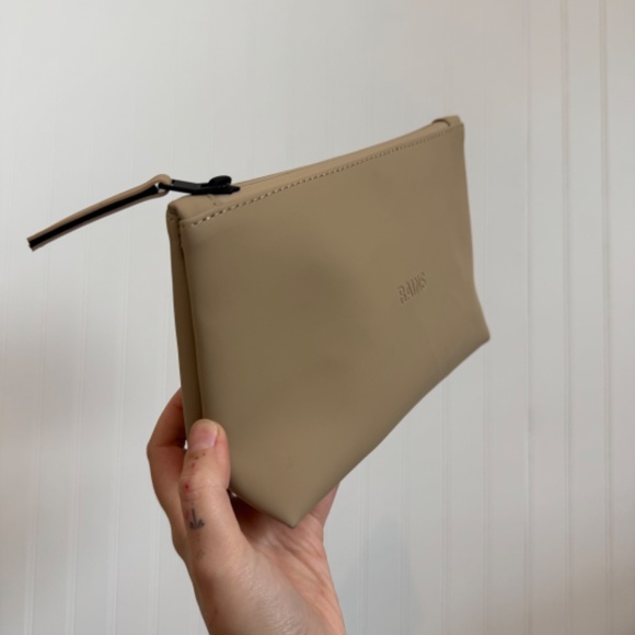 RAINS Cosmetic Bag in Sand - Picture 8 of 8